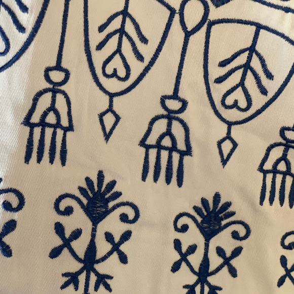 Mykonos 5 Star ⭐️ Favorite Boho Embroidered Long Maxi Gown In Cotton + Linen - Picture 10 of 15